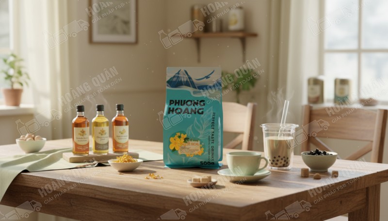 Trà Phượng Hoàng - Trà Olong Quế Hoa