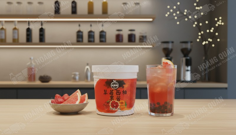 Mứt Cam Đào Bưởi Hồng