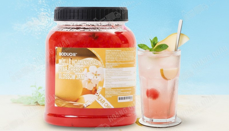 Boduo Mứt lê hoa anh đào Pear Cherry Blossom Jam