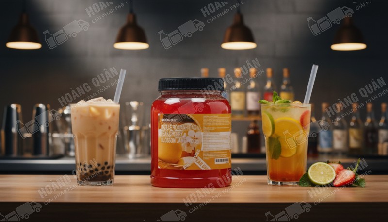 Boduo Mứt lê hoa anh đào Pear Cherry Blossom Jam