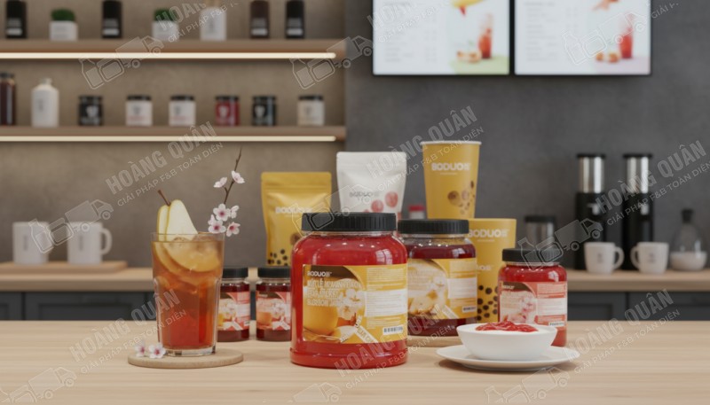 Boduo Mứt lê hoa anh đào Pear Cherry Blossom Jam