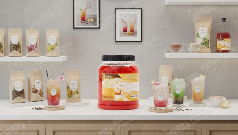 Boduo Mứt lê hoa anh đào Pear Cherry Blossom Jam