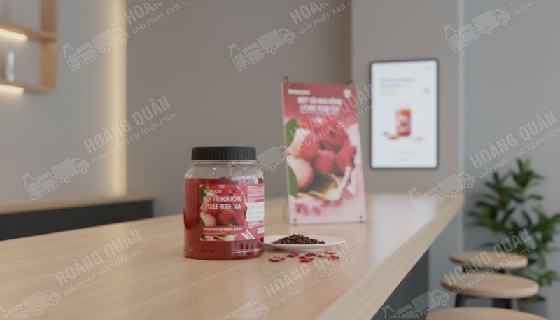 Boduo – Mứt Vải Hoa Hồng