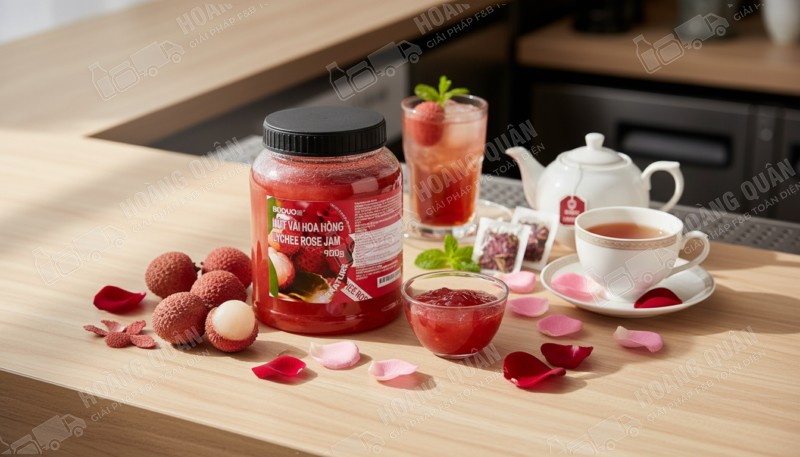 Boduo – Mứt Vải Hoa Hồng