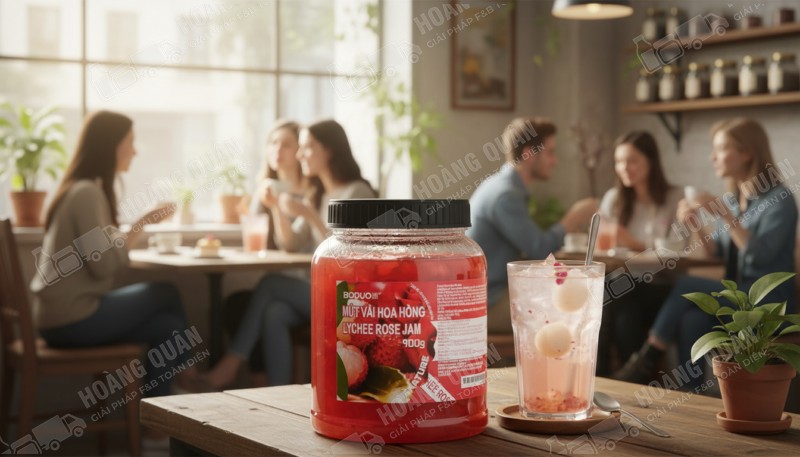 Boduo – Mứt Vải Hoa Hồng