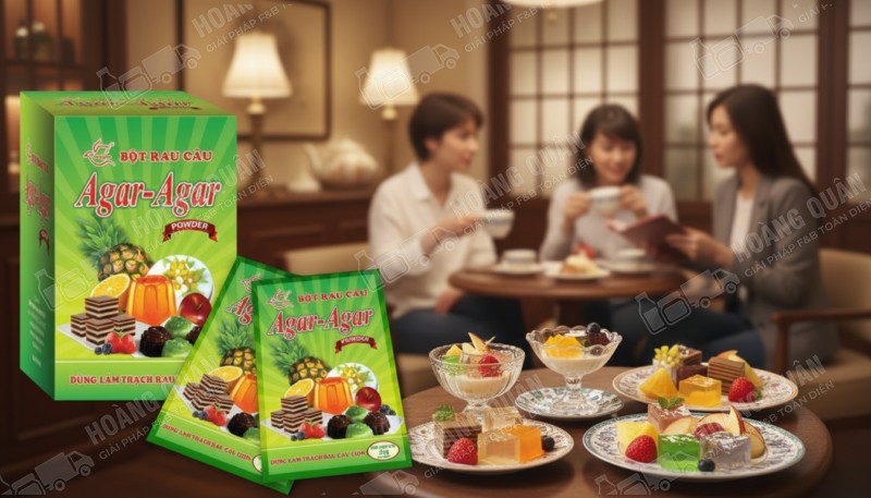 Bột rau câu giòn hoàng yến