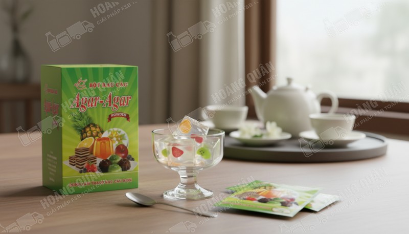 Bột rau câu giòn hoàng yến