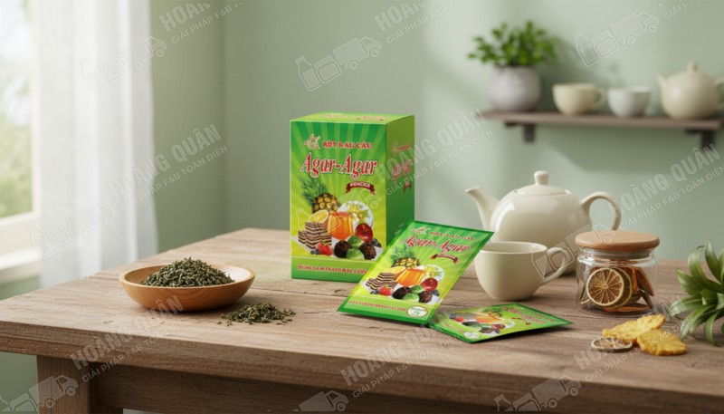 Bột rau câu giòn hoàng yến