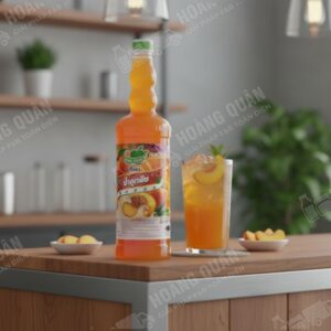 Golden Farm- Sinh Tố Đào - 1L(12 chai/thùng)