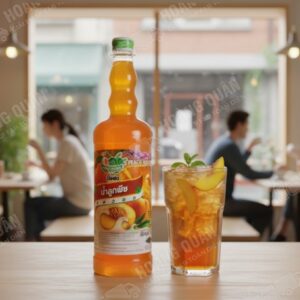 Golden Farm- Sinh Tố Đào - 1L(12 chai/thùng)