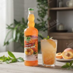 Golden Farm- Sinh Tố Đào - 1L(12 chai/thùng)