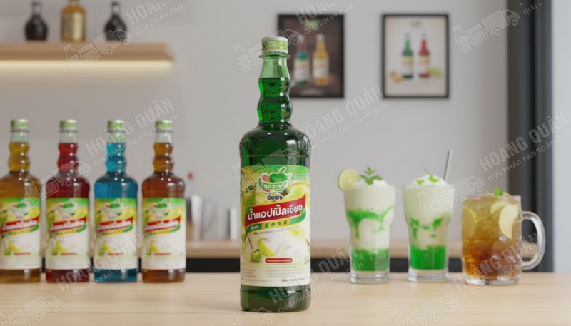 Dingfong Syrup Thái Vị Táo Xanh