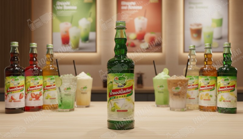Dingfong Syrup Thái Vị Táo Xanh