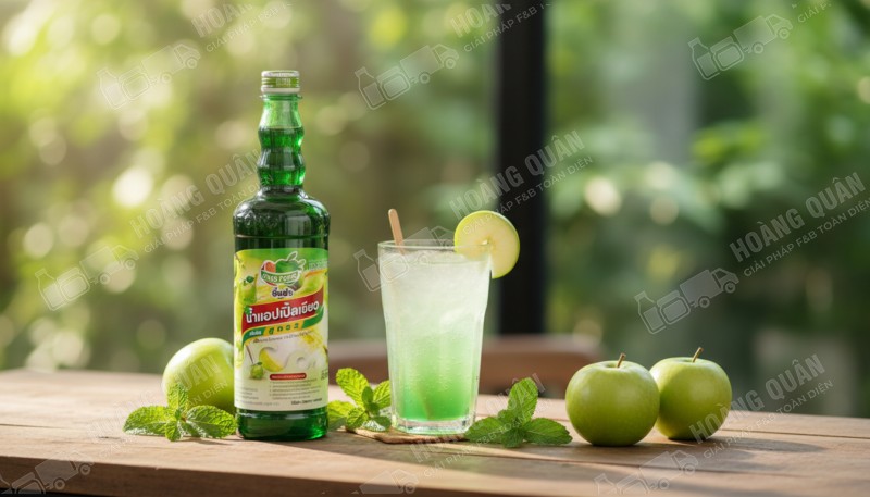 Dingfong Syrup Thái Vị Táo Xanh