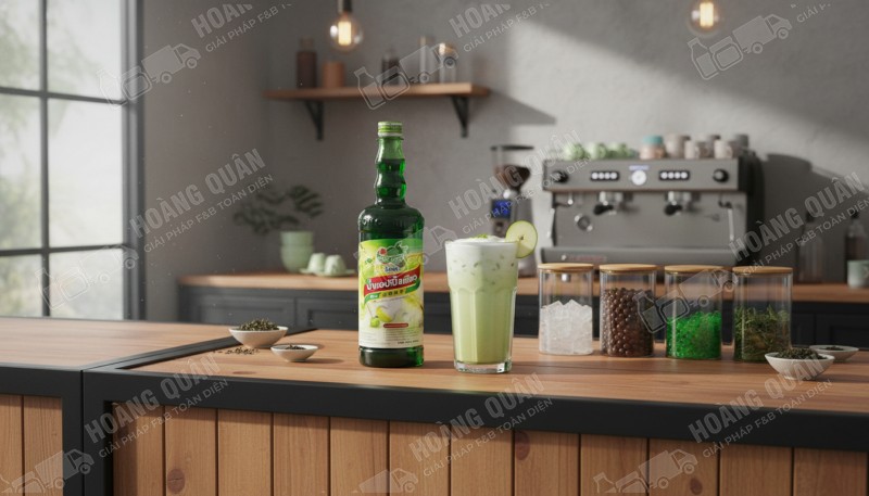 Dingfong Syrup Thái Vị Táo Xanh