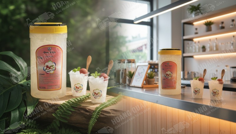 Thạch dừa vị Vải Douxian