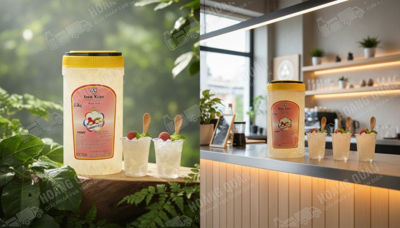 Thạch dừa vị Vải Douxian