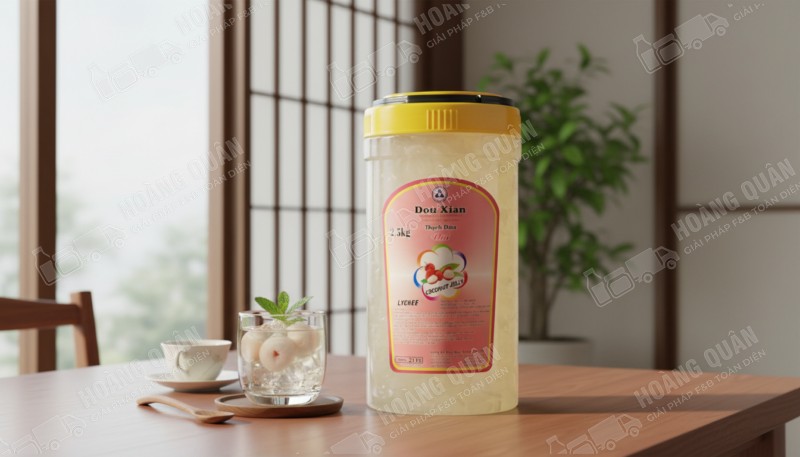 Thạch dừa vị Vải Douxian