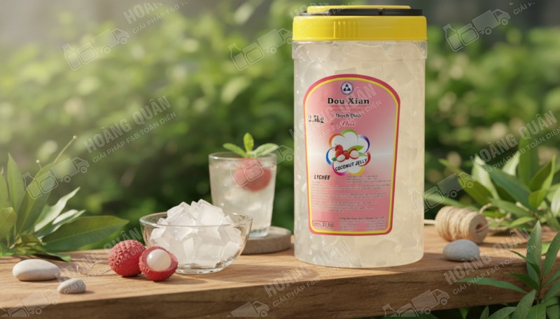 Thạch dừa vị Vải Douxian