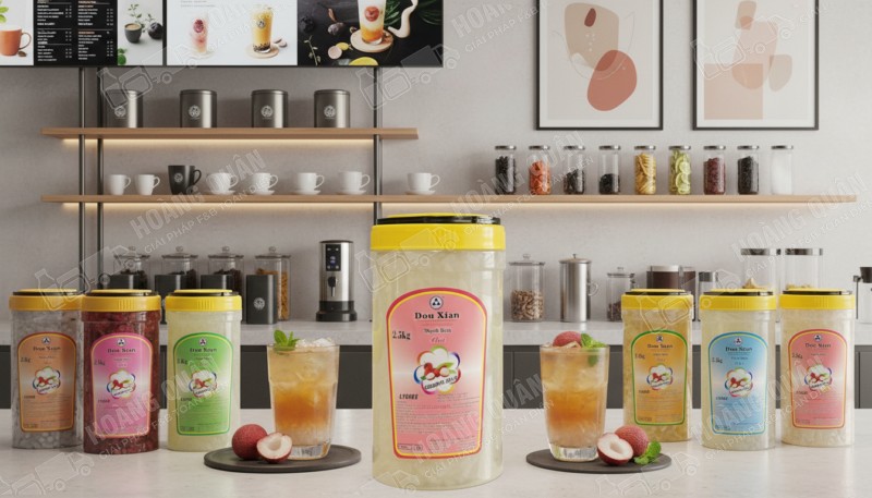 Thạch dừa vị Vải Douxian