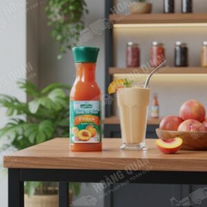 Golden Farm- Sinh Tố Đào - 1L(12 chai/thùng)
