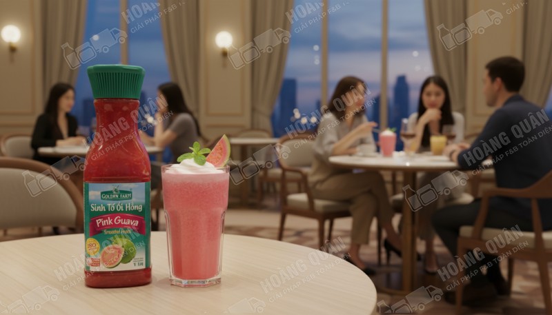 Golden Farm- Sinh Tố vị Ổi Hồng