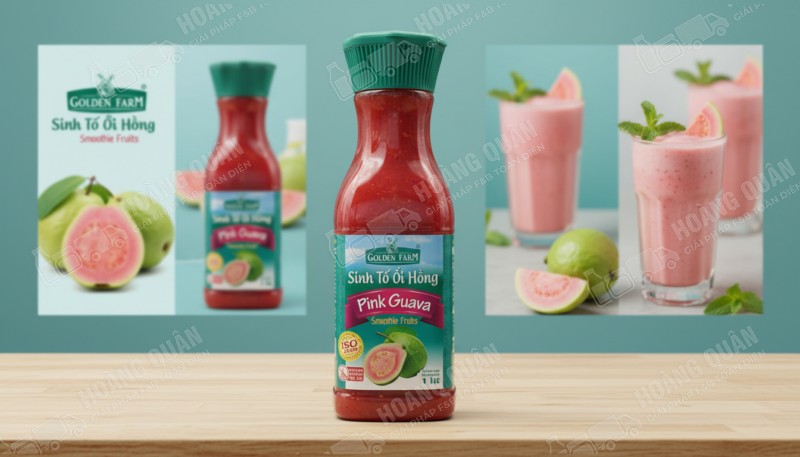 Golden Farm- Sinh Tố vị Ổi Hồng