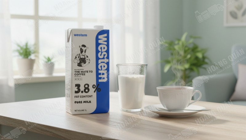 Western Milk Sữa tươi nguyên kem fat 3.8%