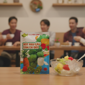 Bột rau câu con cá dẻo