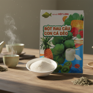 Bột rau câu con cá dẻo