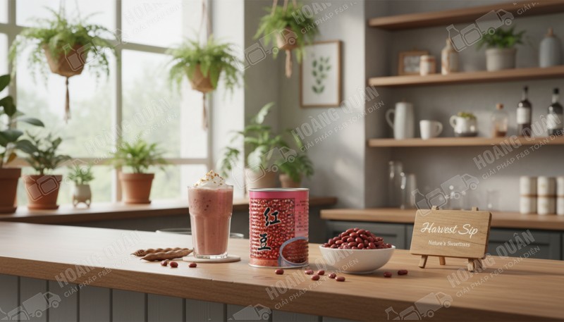 Đậu đỏ ngâm đường Minchun 900gr