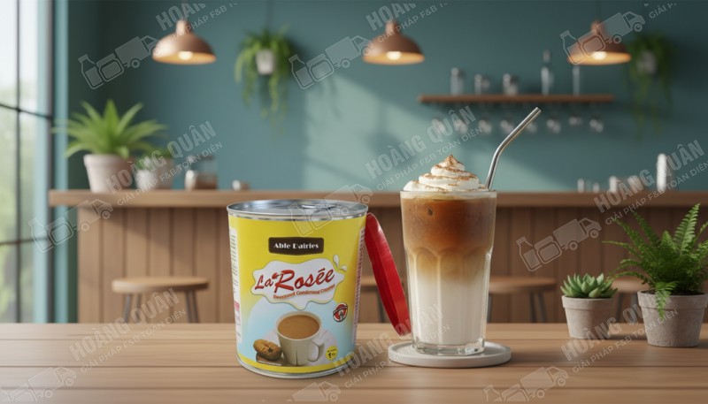 La Rosee sữa đăt nắp giật