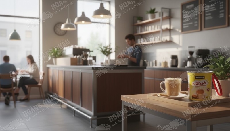 La Rosee sữa đăt nắp giật