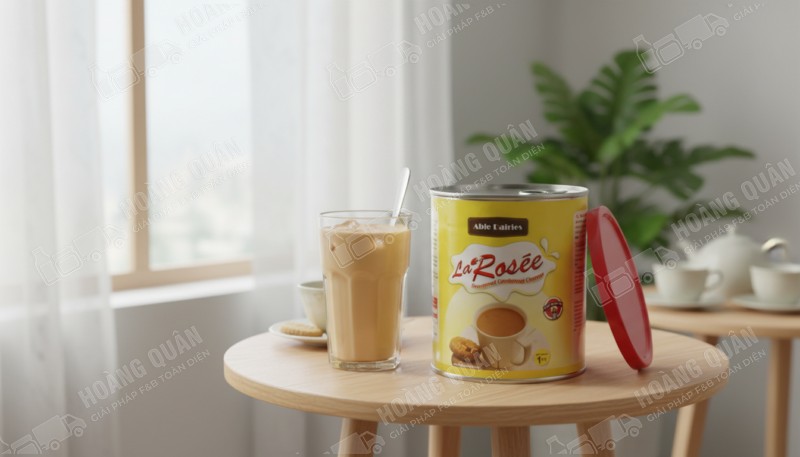 La Rosee sữa đăt nắp giật