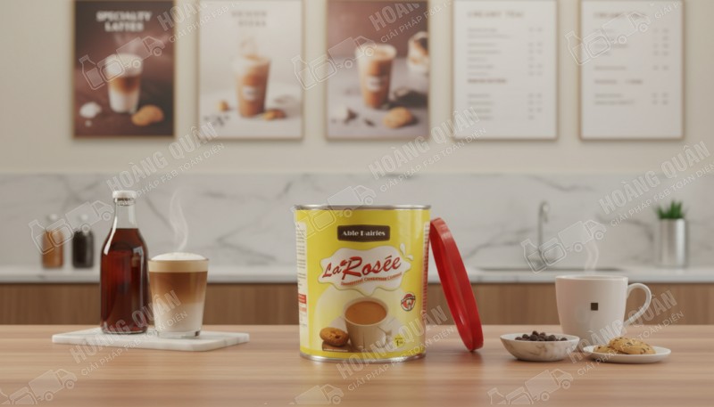 La Rosee sữa đăt nắp giật