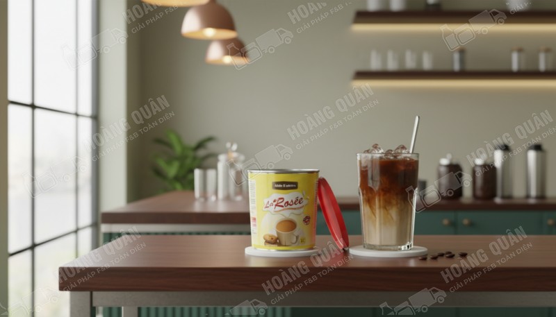 La Rosee sữa đăt nắp giật