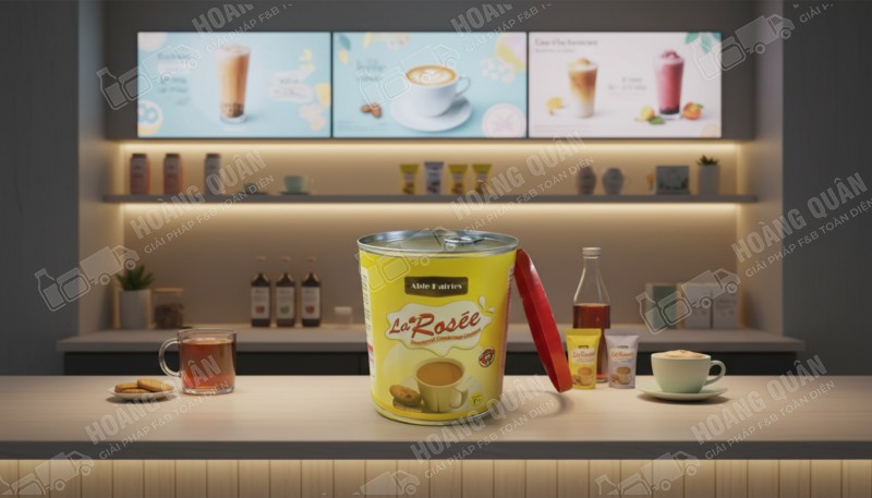 La Rosee sữa đăt nắp giật