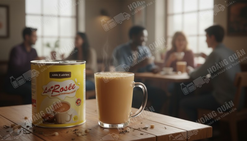 La Rosee sữa đăt nắp giật