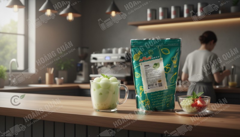 Mole Đài Loan Bột Pudding Dưa Lưới