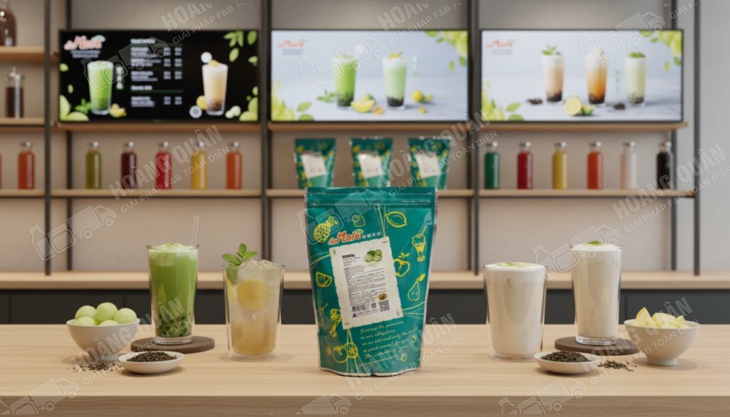 Mole Đài Loan Bột Pudding Dưa Lưới