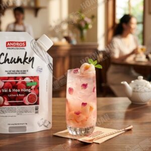 Chunky Andros Mứt Vải Hoa Hồng