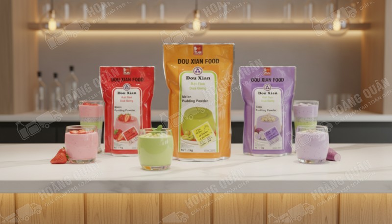 Douxian Bột Pudding Vị Dưa Lưới