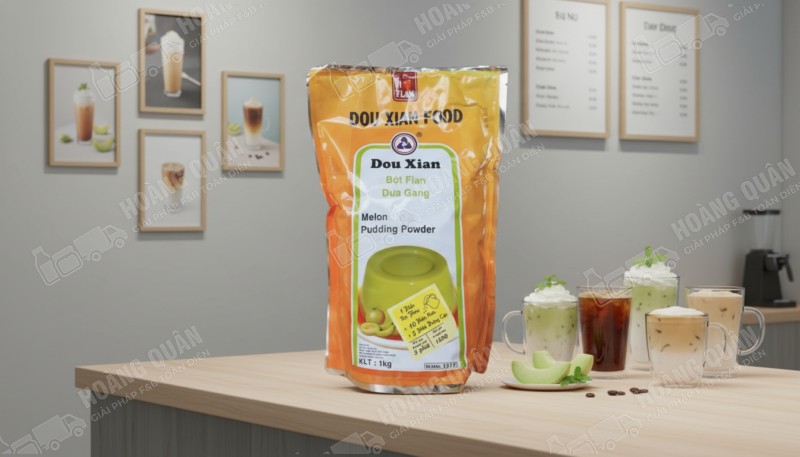 Douxian Bột Pudding Vị Dưa Lưới