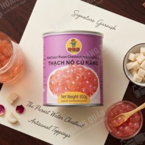 Gấu Lemao Thạch Nổ Củ Năng Hồng