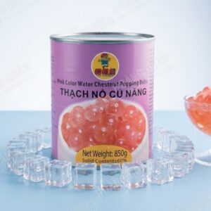 Gấu Lemao Thạch Nổ Củ Năng Hồng