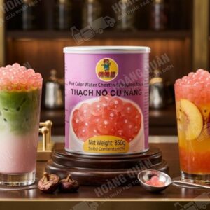 Gấu Lemao Thạch Nổ Củ Năng Hồng