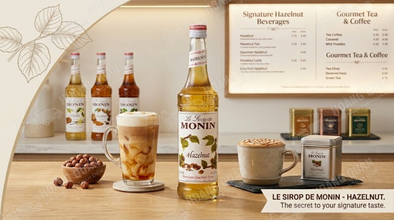 Monin Syrup Vị Hạt Dẻ
