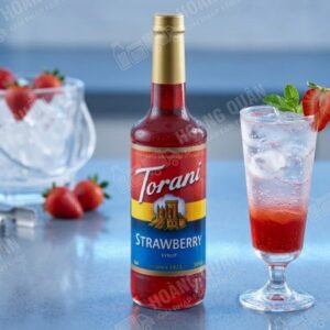 Syrup Torani French Strawberry (Vị Dâu) 750ml (12)