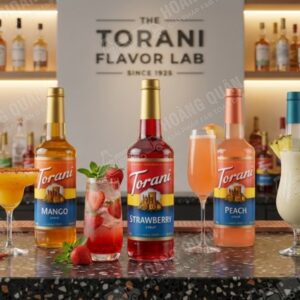 Syrup Torani French Strawberry (Vị Dâu) 750ml (12)