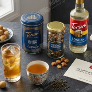 Syrup Torani French Longan (Nhãn)